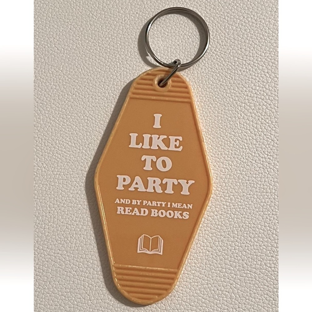Hotel Yellow Keychain